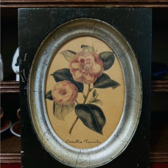 Other - Vintage Floral Oval Wall Art